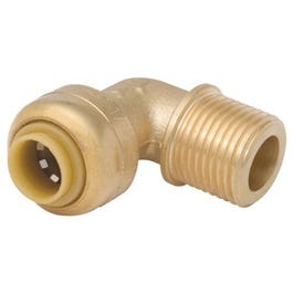 EFIELD Dishwasher Swivel Elbow Brass Fitting, 3/8 OD