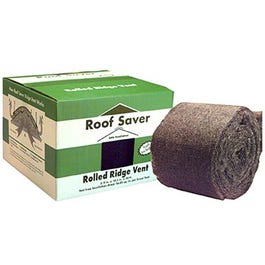 Rolled Ridge Vent, 3/4 x 10.5-In. x 20-Ft.