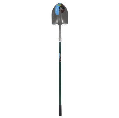 Green Thumb Round-Point Shovel Fiberglass Handle