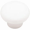 Liberty White Plastic 1-3/8 In. Cabinet Knob, (2-Pack)