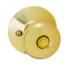 Schlage Plymouth Bright Brass Bed & Bath Door Knob