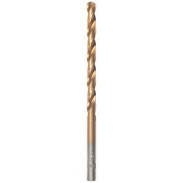 Drill Bit, Titanium, Jobber Length, 13/64-In.