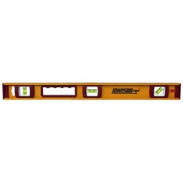 Magnetic I-Beam Level, Heavy-Duty Aluminum, 24-In.