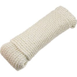 Clothesline, Diamond Braided Cotton, 7/32-In. x 200-Ft. - Long