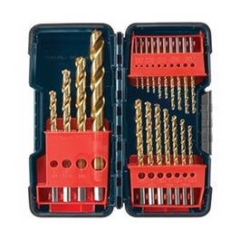 Millwork Set 21-Pc. Metal Drill Bit Set, Titanium - Long Beach, NY - Centre Millwork
