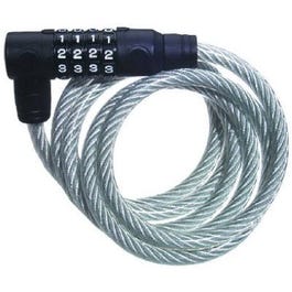 6-Ft. Bike Cable With Combination Barrel Lock