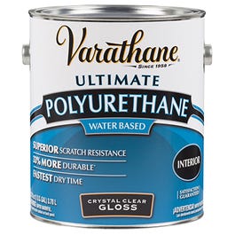 Interior Polyurethane, Water Base, Gloss, 1-Gallon