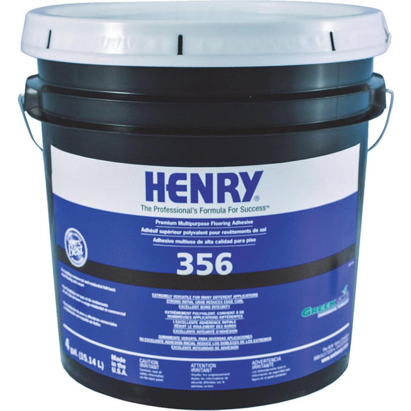 Henry 356 Felt Backed Sheet Flooring And Carpet Adhesive, 4 Gal.